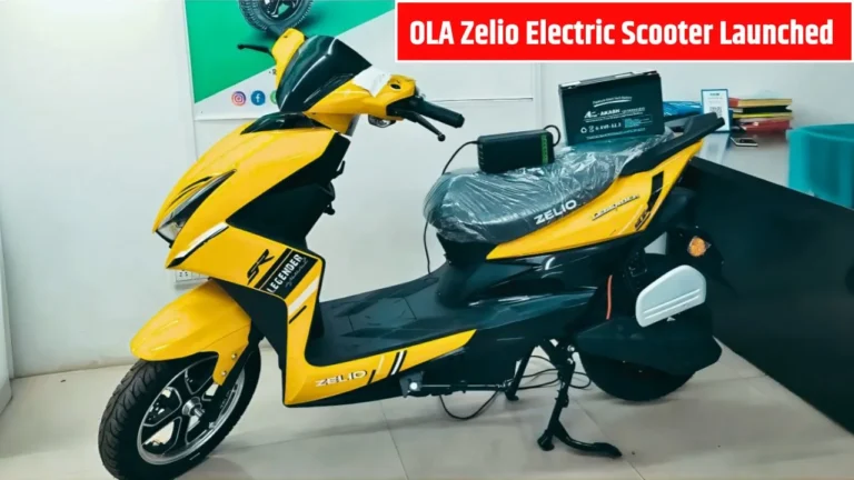 OLA Zelio Electric Scooter Launched with 200KM Range, Smart Features, Stylish Design and Eco-Friendly Ride