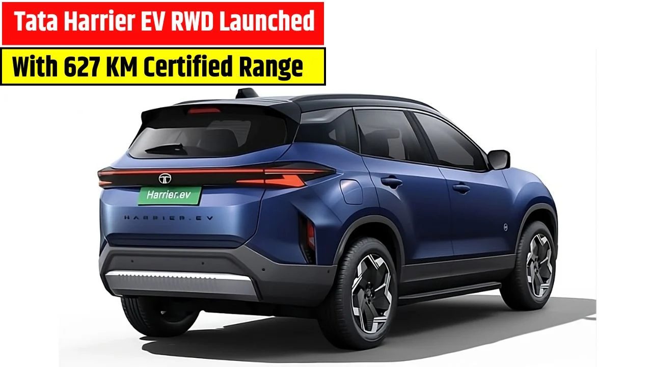 Tata Harrier EV RWD Launched with Bold Design, Smart Features & 627KM Certified Range